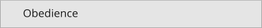 Obedience